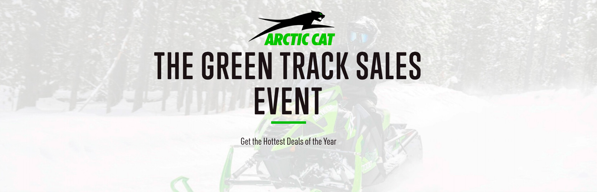 You are currently viewing THE GREEN TRACK SALES EVENT SNOW – Snowmobile
