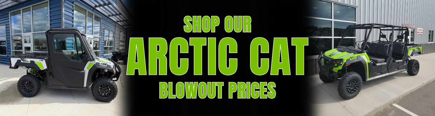 Shop Our Arctic Cat Blowout Prices